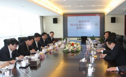 四方區委書記紀敏一行到公司視察指導工作